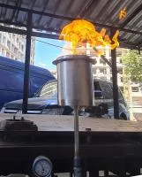 Газовая горелка ГВД 379 10 89 00 ПС (514271) монтаж вечный огонь ø 154 мм. ветроустойчивая  в Великом Новгороде