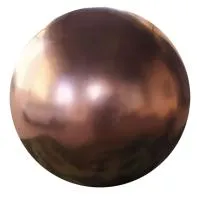 Шарик из меди ø 250 мм. (517544) сертификат - сфера арт-объект пустотелая  в Великом Новгороде