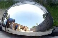Полусфера ø 1500 нержавеющая сталь (207298) сертификат промоборудование мм.  в Великом Новгороде
