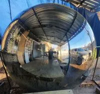 Сфера шар ø 2000 мм. (514274) производство - арт-объект пустотелая  в Великом Новгороде