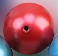Ёлочный шар красный (518840) ∅ 500 мм. Великий Новгород