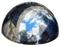 Полусфера полированная металлическая (207265) монтаж промоборудование ø 1000 мм.  в Великом Новгороде