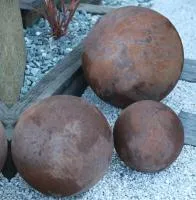 Шары кортен уличный декор (518951) ∅ 600 500 300 мм. Великий Новгород