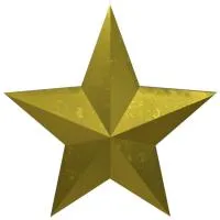 Звезда накладка на памятник литая латунь в Великом Новгороде (518483)