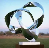 Кольца из нержавеющей стали скульптура (518288) производство арт-объект  в Великом Новгороде