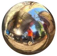 Шар полированный ø 700 мм. (514270) сертификат - сфера арт-объект пустотелая  в Великом Новгороде