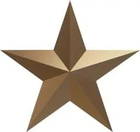 Звезда на памятник ветерану ВОВ из бронзы в Великом Новгороде (518494)