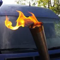 Факел сценический левкой (197153) сертификат жидкость факелы ø 135 мм. ветроустойчивая  в Великом Новгороде