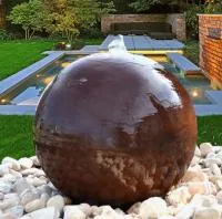 Сфера КОРТЕН - ШАР ФОНТАН 3D (518902) ∅ 850 мм. Великий Новгород 